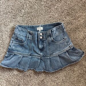 Pacsun Denim Mini Skirt